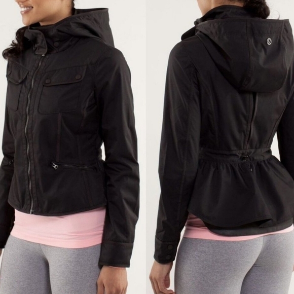 Lululemon black and about jacket - Picture 12 of 12